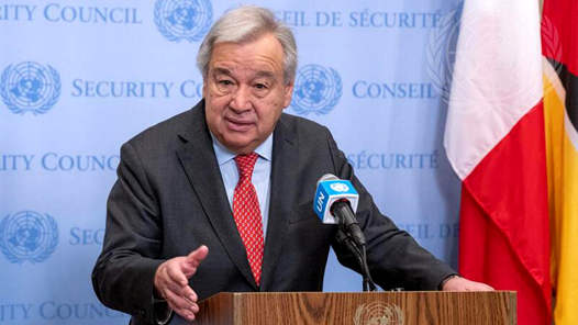 古特雷斯要求以色列改变其加沙军事战略以保护平? title=