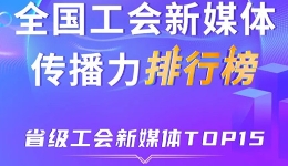 浙江、上海、广东位列前三！新一期全国省级工会新媒体传播力TOP15出炉