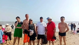 有人溺水！两名疗休养职工冲进大海